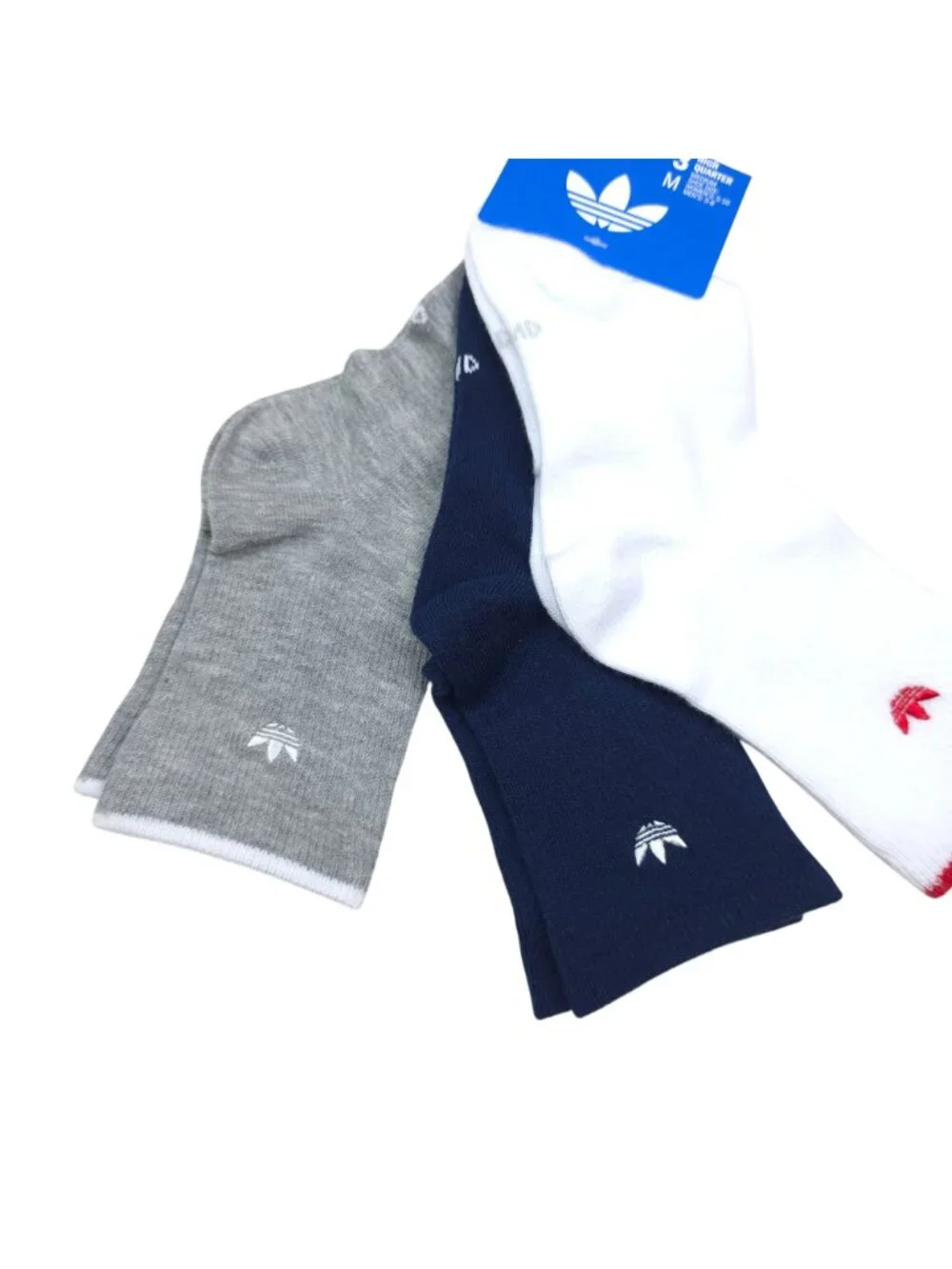Adidas Superlite High Quarter Socks 3-Pack Unisex Medium Moisture-Wicking